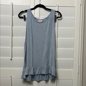 Mossimo Supply Co. Light Blue Striped Tank Top